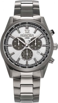 Roamer 973981-44-15-20 Mens Helios Power Watch - Dark Grey