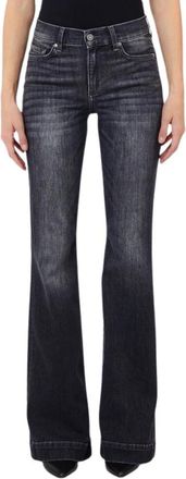 Liu Jo Authentic Beat Flare Jeans - Dames - Flared Jeans - Grijs - W32 - Katoen - Jeans
