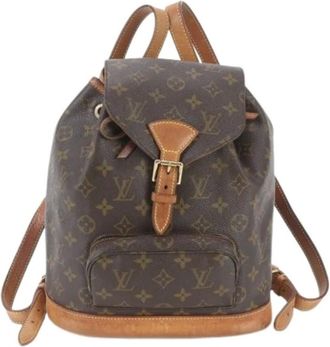 Louis Vuitton Pre-owned Vintage Rugzak - Dames - Pre-owned - Bruin - Maat: ONE Size Leer