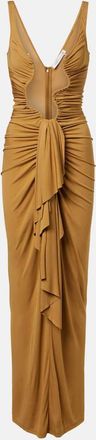 CHRISTOPHER ESBER Salacia cutout draped maxi dress