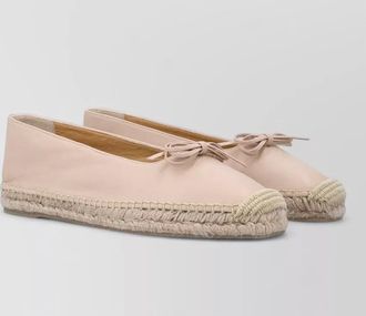 Castaner pax nappa ballerina ribbon espadrille bow