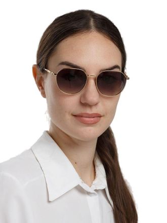 Zadig&Voltaire Unisex Sunglasses Shiny Rose Gold Metal Eyewear