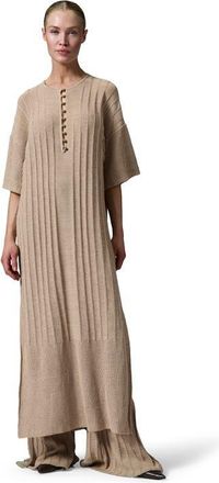 Day Birger Et Mikkelsen Stellan Loose Ribbed Knit Dress in Cobblestone at Nordstrom, Size Xx-Small
