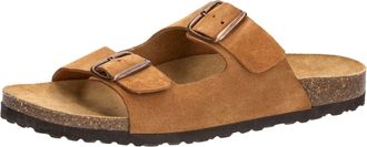 Lico Pantolette LICO Pantolette Alvaro, Herren, Gr. 37, braun, Leder, Schuhe Pantolette