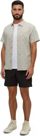 tentree Bike Around Mancos Shirt in Creek Stone/bike Around at Nordstrom, Size Xx-Large