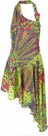 Versace Jeans Couture Zomerjurk - Dames - Zomerkleedjes - Veelkleurig - XS - Katoen - Kleedjes