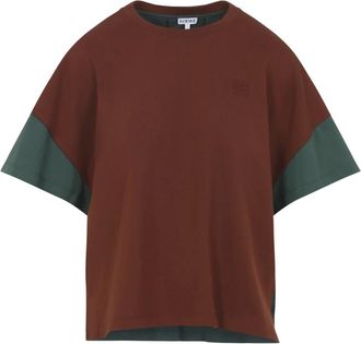 Loewe T-Shirts, female, Brown, XS, Boxy Fit T-shirt