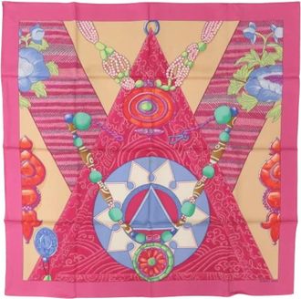 Herm&egrave;s Pre-owned Silk scarves - Dames - Vintage Accessoires - Veelkleurig - ONE Size - Vintage