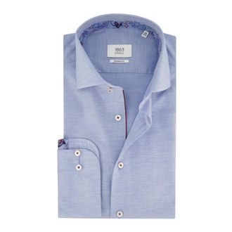 Eterna Overhemden, Heren, Blauw, 6Xl, Katoen, Lichtblauwe Overhemdjurk