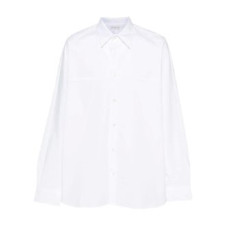 Dries Van Noten Heren, Overhemden, Wit, Maat: XL Katoen