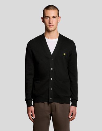 Lyle & Scott Lyle And Scott Mens Cotton V-Neck Cardigan - Size: 34