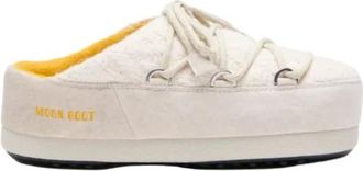 Moon Boot EVX Knit Mules - Dames - Slip ons - Wit - 41 EU - Wol - Schoenen