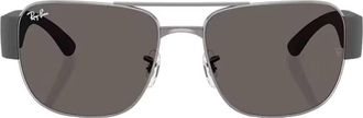 Ray-Ban Dark Grey Square Unisex Sunglasses RB3756 004/B1 59