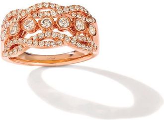 Le Vian Ladies Nude Diamonds Rings set in 14K Strawberry Gold