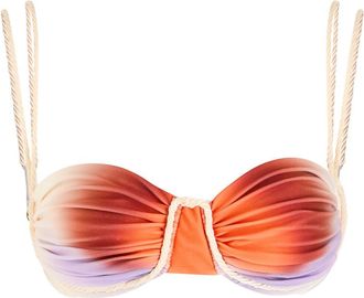Baobab Lula Ruched Bikini top - Orange - L (UK14 / L)