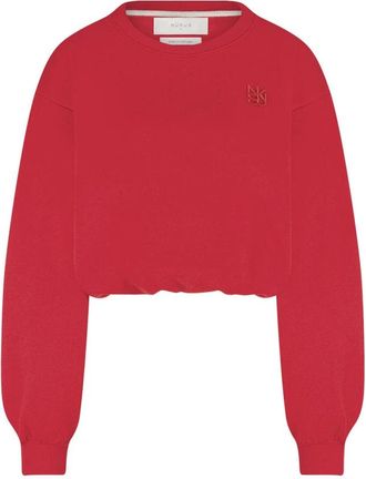 Nukus Nukus, Dames, Sweatshirts & Hoodies, Rood, Maat: XL
