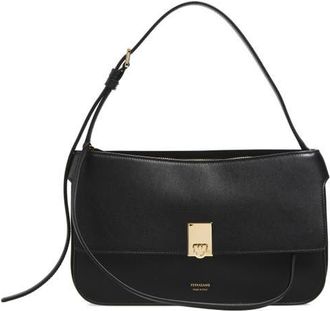 Ferragamo Extrasmall Cara Shoulder Bag in Nero at Nordstrom