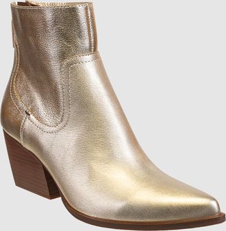 Naked Feet Womens Baton Boot In Soft Gold
