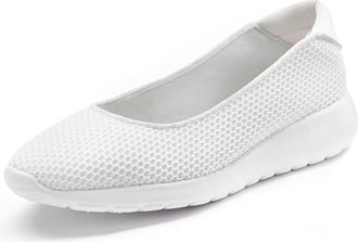 Lascana Ballerina »Freizeitschuh, Slipper, Halbschuh,« zum Reinschlüpfen, leichte Mesh-Optik VEGAN