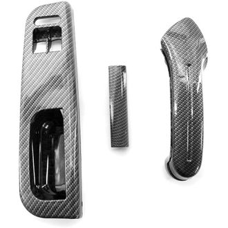 OEM 3 Piezas 1999-2005 Volkswagen Golf Mk4 2 Juegos De Deflectores De Manija De Puerta Interior De Fibra De Carbono Piezas De Repuesto