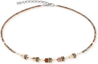 Coeur de Lion Sparkling Princess Necklace in Mocha Mousse at Nordstrom
