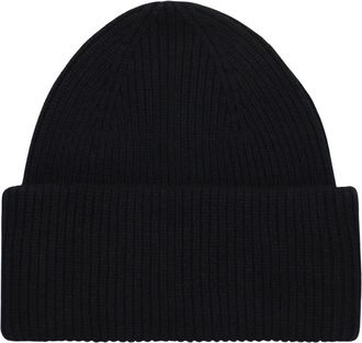 Profuomo Accessoires, Heren, Zwart, ONE Size, Wol, Beanie Wool