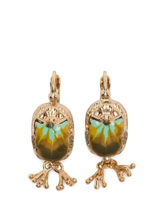 Gas Bijoux Orecchini Metallici Scaramouche Email