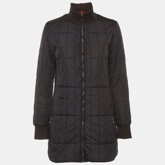 Calvin Klein Black Synthetic Quilted Puffer Jacket