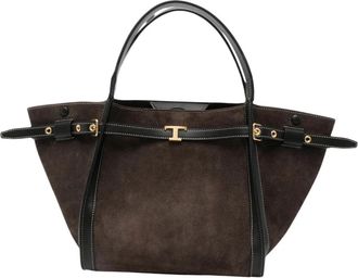 Tod's Tim Shopping Piccola - Dames - Shoppers - Bruin - ONE Size - Leer - Tassen