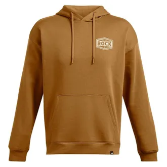 Under Armour Heren-hoodie met lange mouwen en Genie-print (Geel)