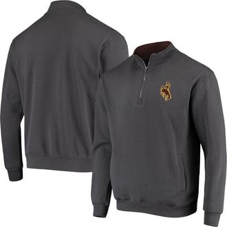 Colosseum Mens Colosseum Charcoal Wyoming Cowboys Tortugas Logo Quarter-Zip Jacket at Nordstrom, Size Medium