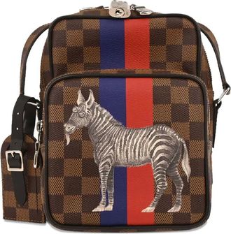 Louis Vuitton Borsa a tracolla Savannah Amazon Damier 2016 - Marrone