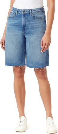 Kensie Relaxed Fit Raw Hem Denim Shorts in Brisbane at Nordstrom Rack, Size 2
