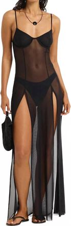 Bondeye Jewelry Tate Maxi Dress In Black