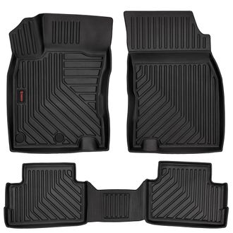 OEM Alfombrillas De Goma 3d Para Coche: Nissan Qashqai Ii J11 (crossover, 2013-) - Borde De 5 Cm