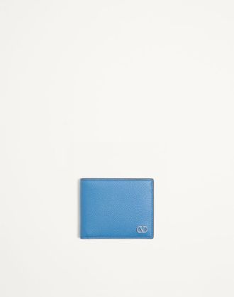 Valentino Garavani Valentino Garavani VLogo Signature Grainy Calfskin Wallet