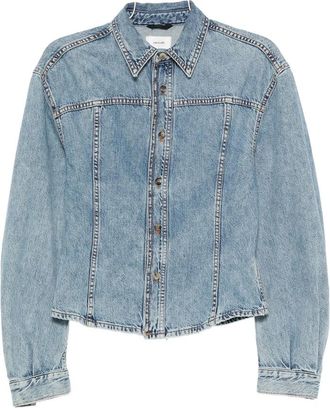 Haikure Button-up Denim Jacket