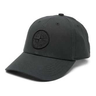 Stone Island Hats Zwart - Heren - Petten - Zwart - ONE Size - Accessoires