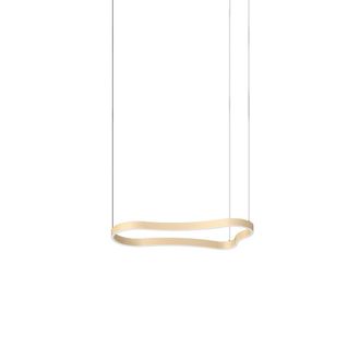 Netlighting Waves 94cm Integrated LED Pendant Ceiling Light Gold 3000K