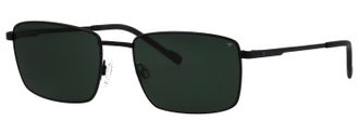 Titanflex Sonnenbrille TITANFLEX Modell 824132, Herren, schwarz, matt, Sonnenbrillen Sonnenbrille, Form Karree/Eckig, Logoschriftzug auf B&uuml;gel, Titanflexfassung