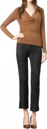Avenue Montaigne Leo Pull-On Pants In Velvet Touch