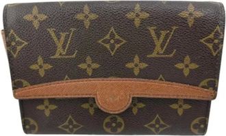 Louis Vuitton Tweedehands Canvas Louis Vuitton tassen - Dames - Vintage Heuptassen - Bruin - ONE Size - Vintage