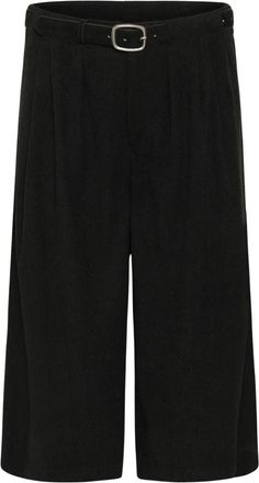 Cream Cropped Broeken - Dames - Vrijetijds broeken - Zwart - 3XL - Broeken