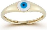 Ember Fine Jewelry Evil Eye Ring in Gold at Nordstrom Rack, Size 6
