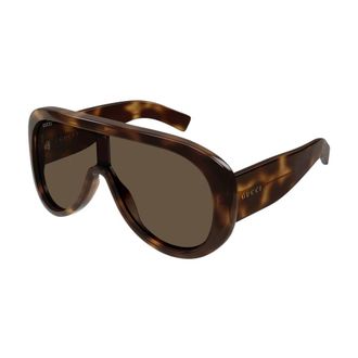 Gucci Accessoires, Dames, Bruin, ONE Size, Nylon, Gg 2164S Zonnebrillen