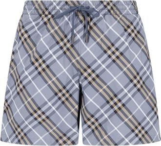 Burberry Pantaloncini Da Mare Check
