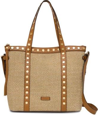 Aim&eacute;e Jagger Tote in Raffia Latte at Nordstrom