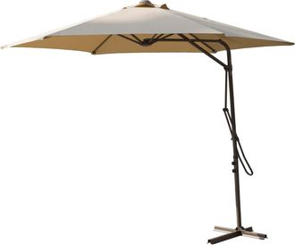 COSMA Sombrilla &Oslash; 3 De Aluminio Tela Beige Agrisado Cortaviento Mod. Zenith