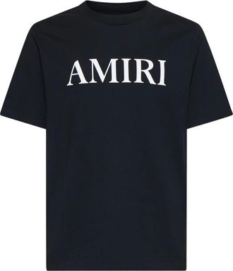Amiri Logo T-shirt - Heren - T-shirts - Zwart - XL - Katoen - Tops