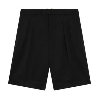 Saint Laurent Casual Shorts - Dames - Korte Broeken - Zwart - 2XS - Korte Broeken